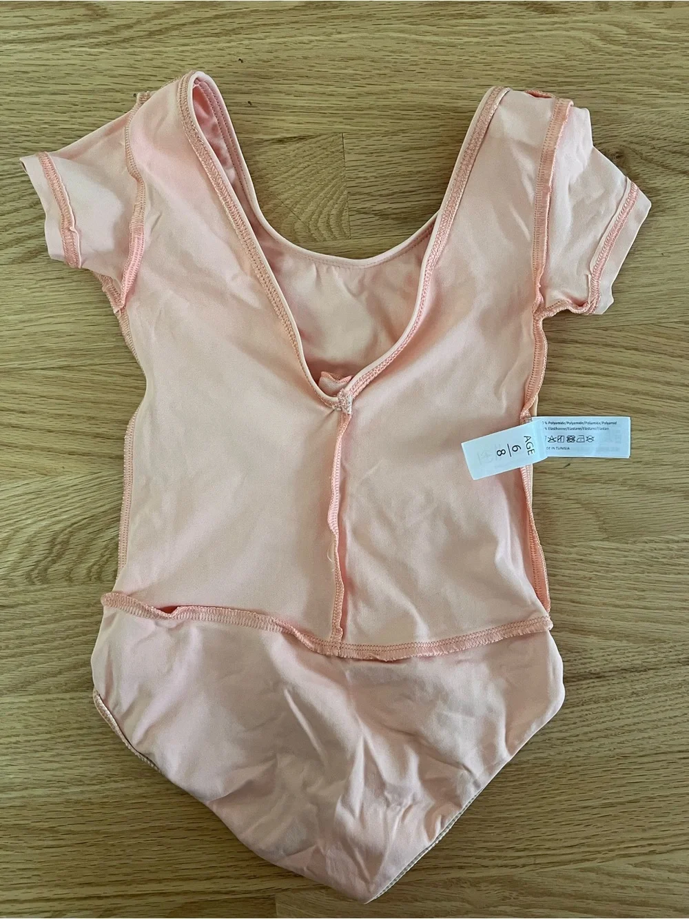 Wear Moi Ardesia Ballet Leotard with Skirt - Peach, size 6-8